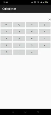 Calculator android App screenshot 0